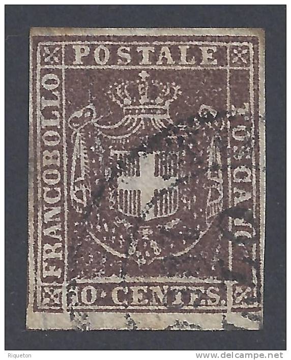 ITALIE - 1860 - TOSCANE -  GOUVERNEMENT PROVISOIRE -  N° 19 - OBLITERE - TB - - Toscane