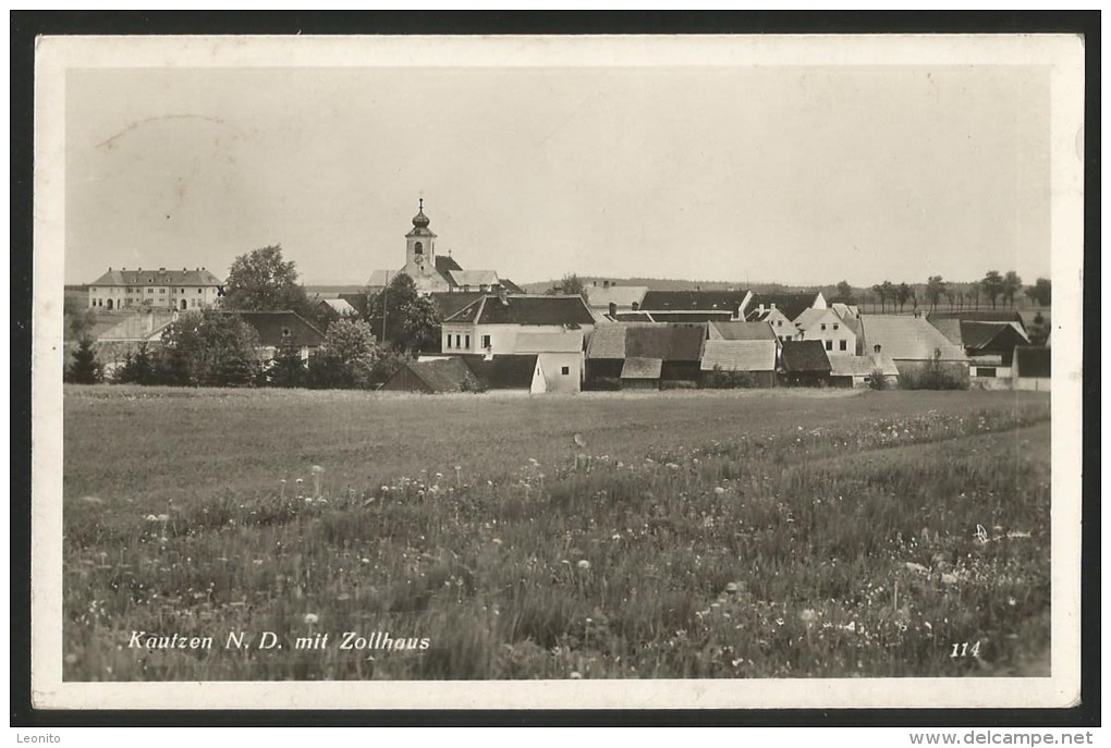 KAUTZEN Mit Zollhaus Waidhofen An Der Thaya Waldviertel Niederösterreich 1939 - Waidhofen An Der Thaya