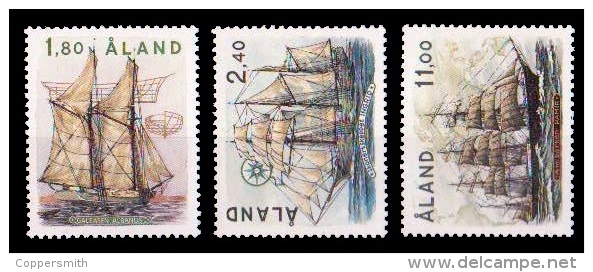 (013) Aland  	Sailing Ships / Voiliers / Bateaux / Segelschiffe ** / Mnh  Michel 28-30 - Aland