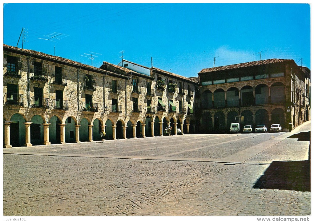 CPSM Sigüenza-Plaza Mayor Y Ayuntamiento   L1345 - Autres & Non Classés