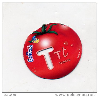 Magnet Gervais Lettre T Comme Tomate - Publicitaires