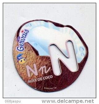 Magnet Gervais Lettre N Comme Noix De Coco - Reklame