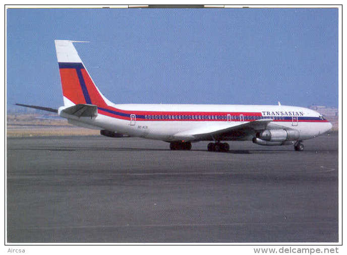 Aviation Postcard-WGA-017-TRANSASIAN - BOEING 707 - 1946-....: Moderne
