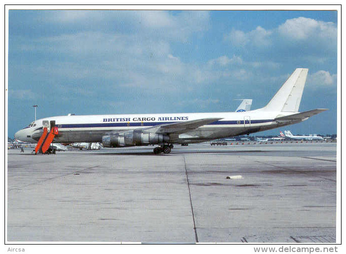 Aviation Postcard-WGA-014-BRITISH CARGO AIRLINES - DOUGLAS DC-8 - 1946-....: Moderne