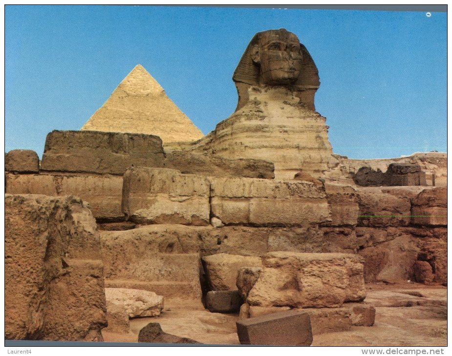 (106) Egypt - Giza Pyramid And Sphinx - Gizeh