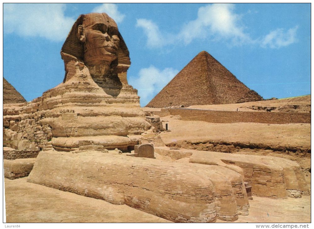 (106) Egypt - Giza Pyramid And Sphinx - Gizeh