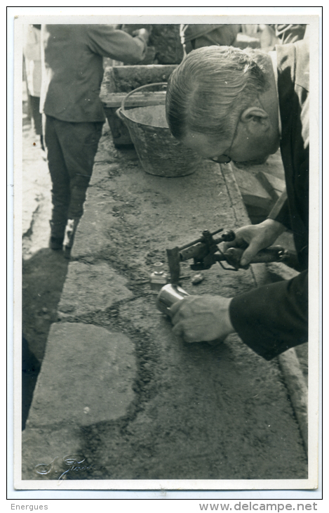 Mézières,Suisse, Bénédiction De La 1ère Pierre De L´église, 1937, Chalumeau, Glasson Photo Bulle - Bulle