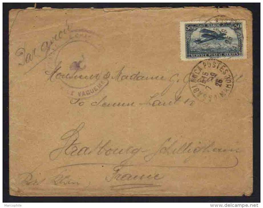 MAROC - CASABLANCA / 1926 LETTRE POUR LA FRANCE (ref 3790) - Covers & Documents