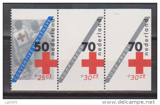 Netherlands Nederland Pays Bas 1293a-1293c MNH; Croix Rouge, Cruz Roja, Rote Creuz, Red Cross - Croce Rossa