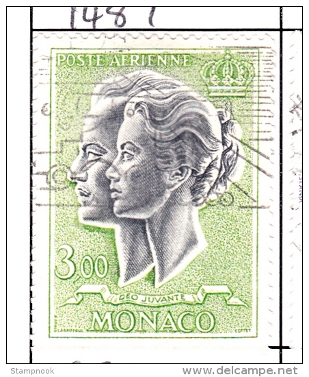 Monaco Scott   C70 3 Francs Used VF - Autres & Non Classés