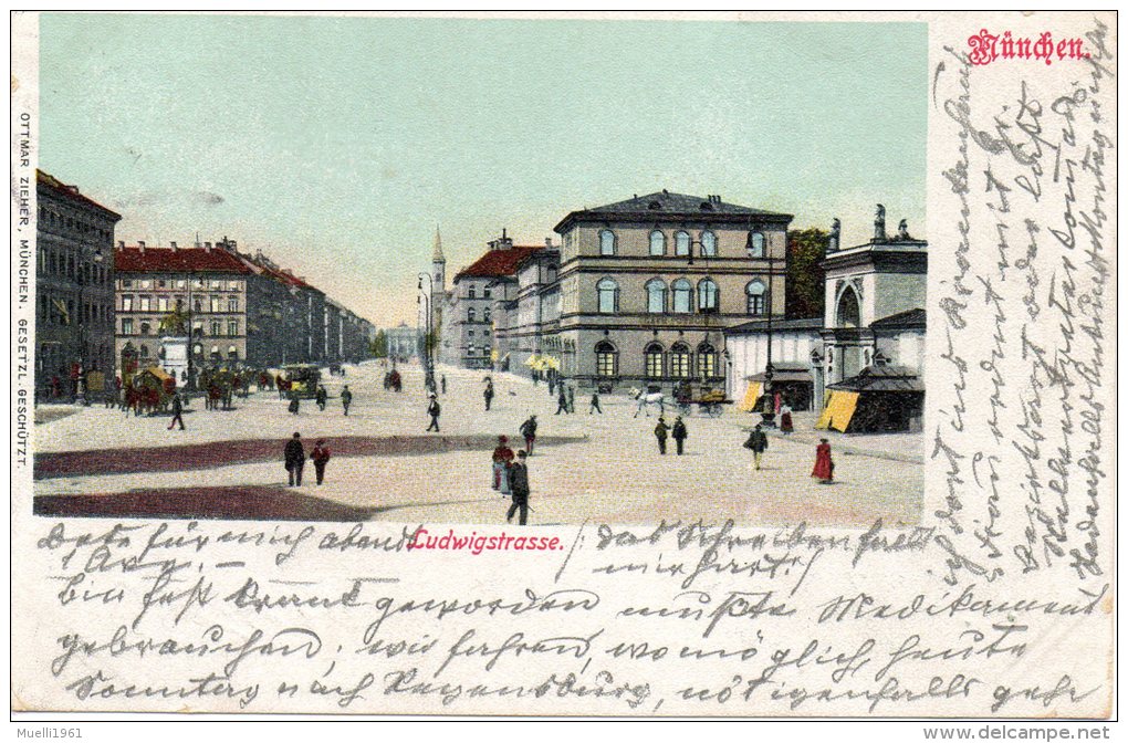 AK  München, Gel. 1900 - Schwetzingen