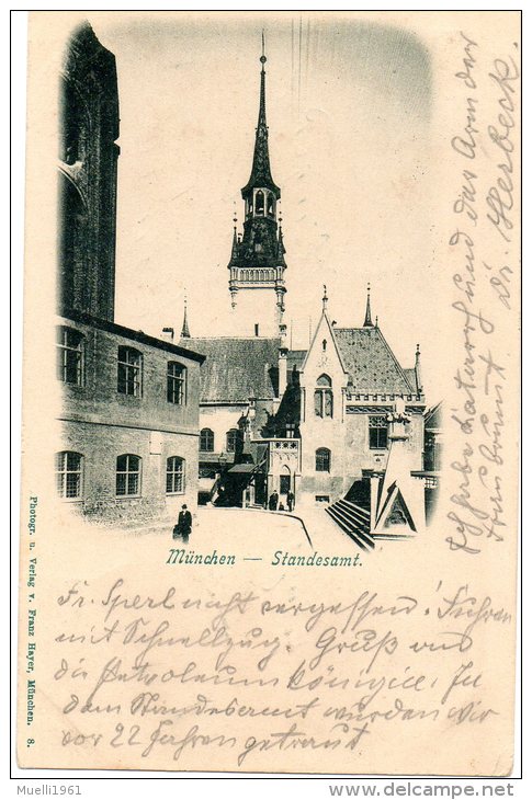 AK  München, Gel. 1906 - Schwetzingen