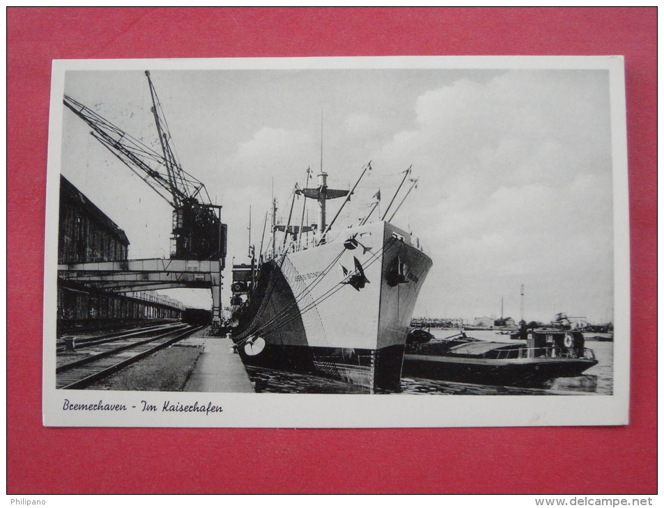 Germany > Bremen > Bremerhaven   Kaiserhafen  Has Stamp & Cancel -- Ref 1020 - Bremerhaven
