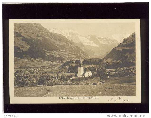 Lötschbergbahn Frutigen édit. Karl Künzli Tobler N° 6801 - Frutigen