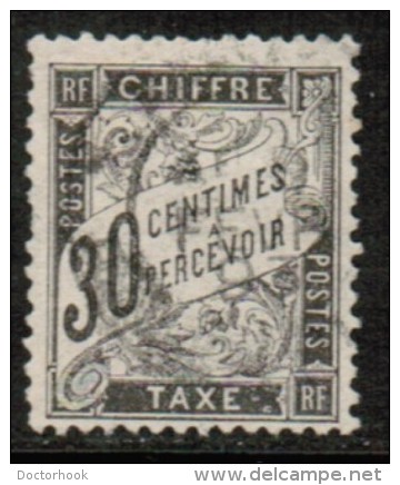 FRANCE    Scott #  J 19  VF USED - 1859-1959 Used