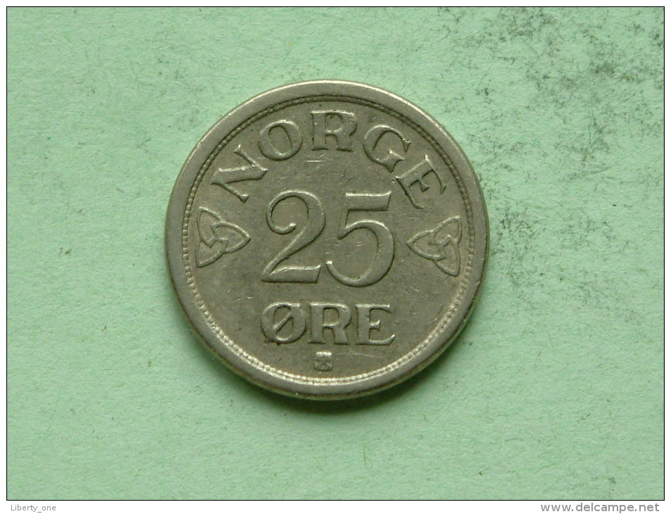 1952 - 25 ORE / KM 401 ( Uncleaned Coin / For Grade, Please See Photo ) !! - Norvège