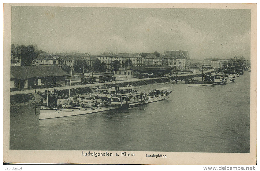 N N 59 /C P A- ALLEMAGNE-   LUDWIGSHAFEN A RHEIN  -LANDEPLATZE - Ludwigsburg