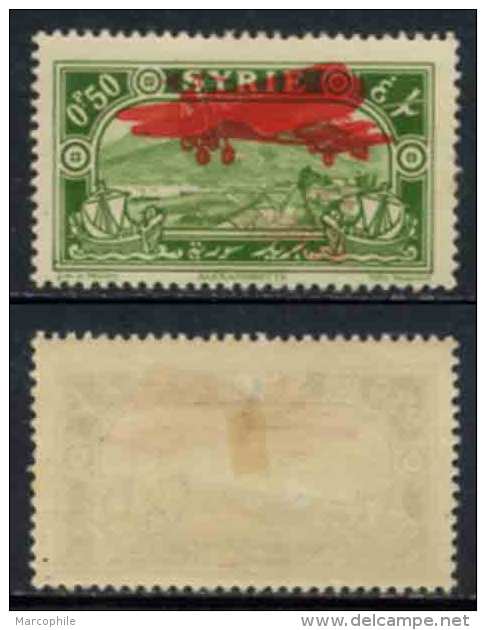 SYRIE / 1929  PA # 38 DOUBLE SURCHARGE * / COTE 65.00 EUROS  (ref T978) - Unused Stamps