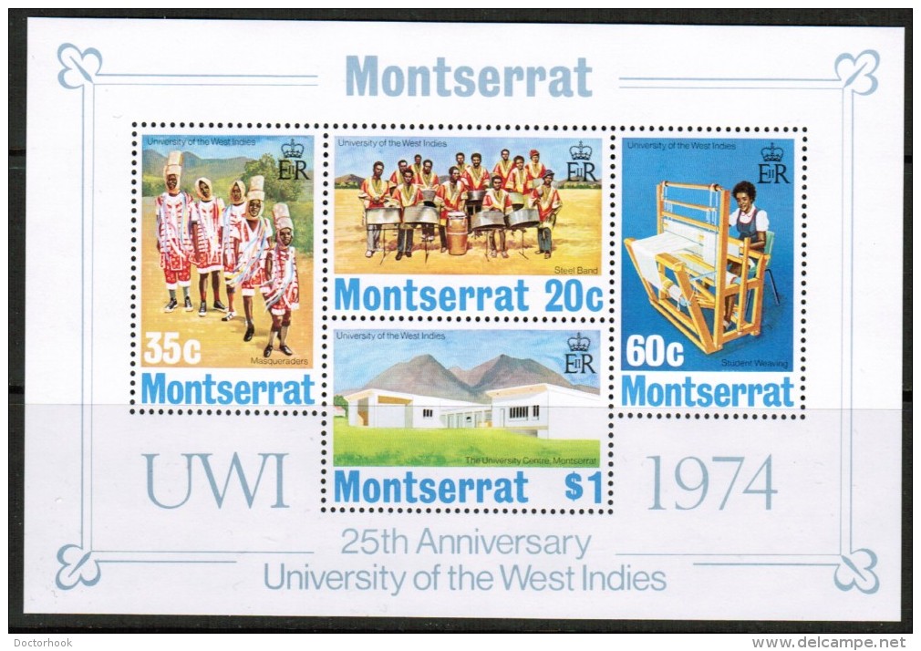 MONTSERRAT    Scott #  302-5a**  VF MINT NH Souvenir Sheet - Montserrat
