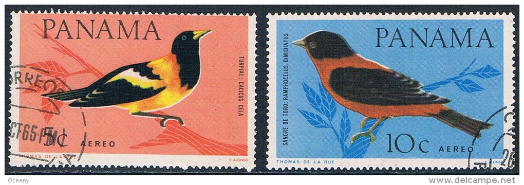 Panama - Oiseaux PA 368/369 Oblit. - Songbirds & Tree Dwellers