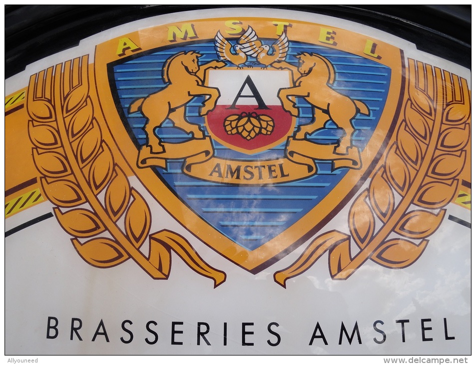 ANCIENNE & IMPORTANTE ENSEIGNE LUMINEUSE BRASSERIES AMSTEL BIERE LAGER - Other & Unclassified