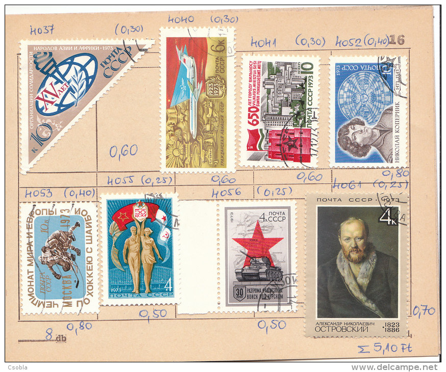 Stamps Exchange Books: Poland, France, USA, USSR, Romania (b 11) - Collections (with Albums)