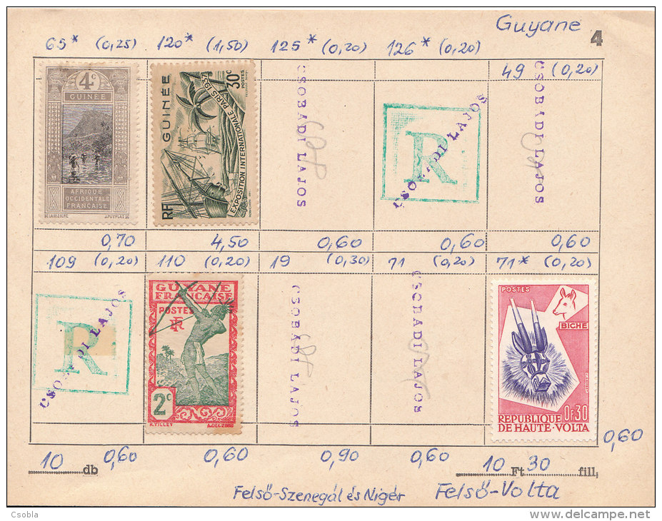 Stamps exchange books: Poland, France, USA, USSR, Romania (b 11)