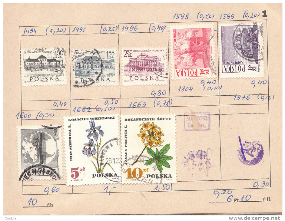 Stamps exchange books: Poland, France, USA, USSR, Romania (b 11)