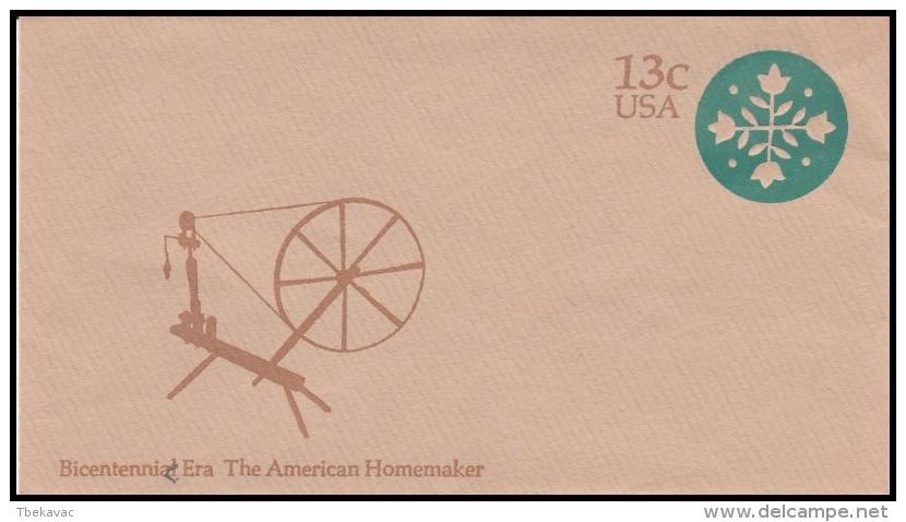 United States 1976, Prestamped Envelope - 1961-80