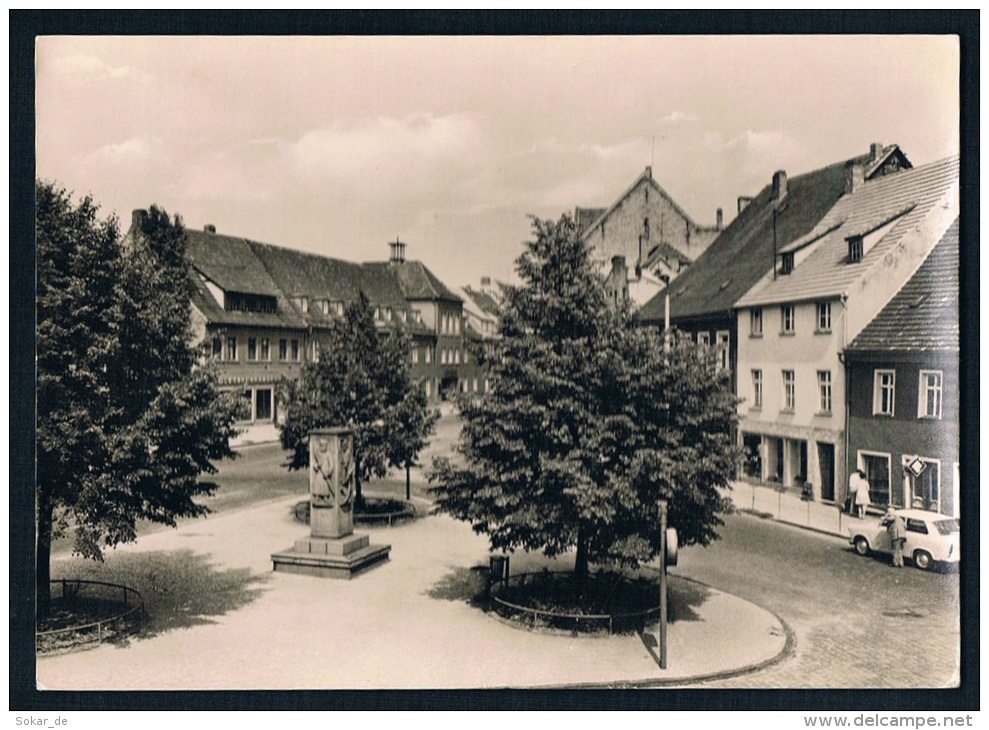 AK Hettstedt (Südharz), Sachsen-Anhalt, Kreis Mansfeld, Marktplatz - Hettstedt