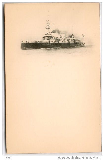 Menu MARINE De GUERRE Phototypique Cuirassé BRENNUS (1891 - 1919) - Boats