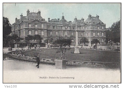 CPA PARIS- PALAIS DU LUXEMBOURG - Enseignement, Ecoles Et Universités