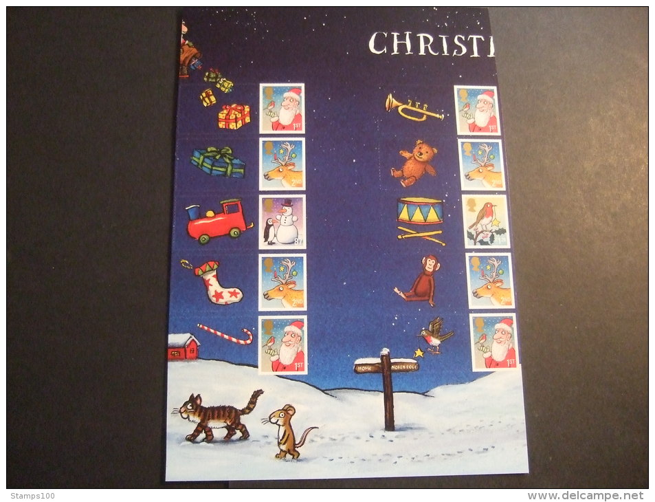 GREAT BRITAIN 2012   HALF SHEETLET   CHRISTMAS SELF ADHESIVE    MNH **     (10407-840/015) - Unused Stamps