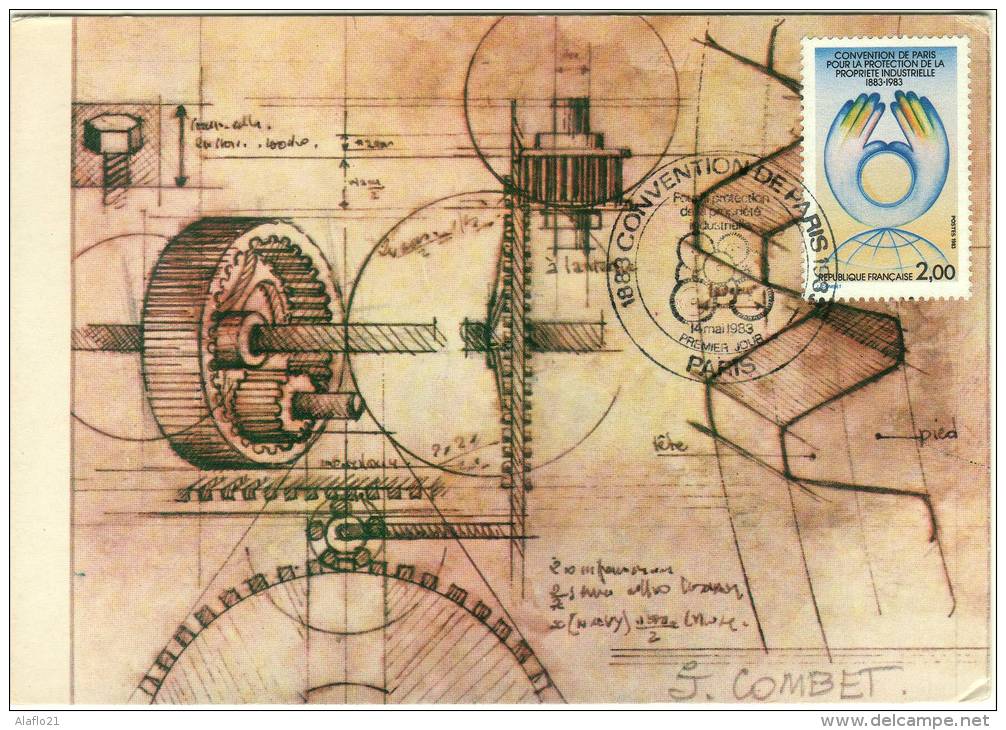 Carte MAXIMUM 1er JOUR - N° 2272 - PROPRIETE INDUSTRIELLE - 1980-1989