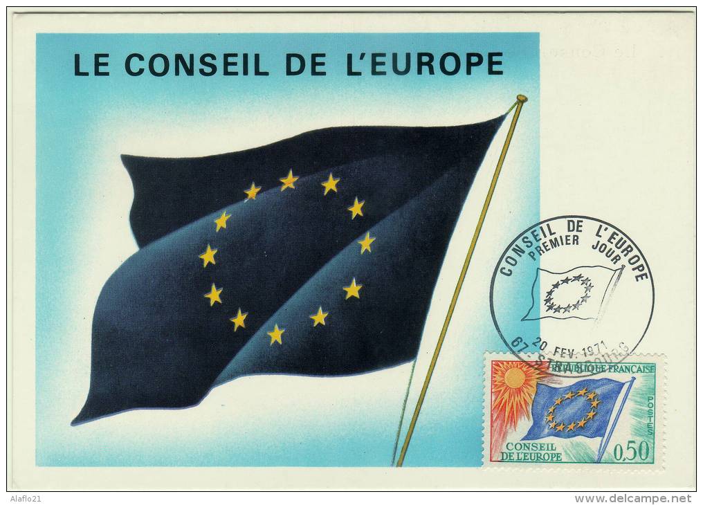 Carte MAXIMUM 1er JOUR - SERVICE N° 33 - 1970-1979