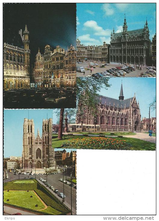 Lot De 9 CPM De Bruxelles - Loten, Series, Verzamelingen