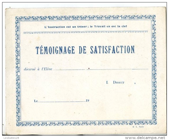 Chromos,  IL ETAIT UNE BERGERE, Chanson Enfantine,  TEMOINAGE DE SATISFACTION ,MARS 2013 CHR 116 - Partitions Musicales Anciennes