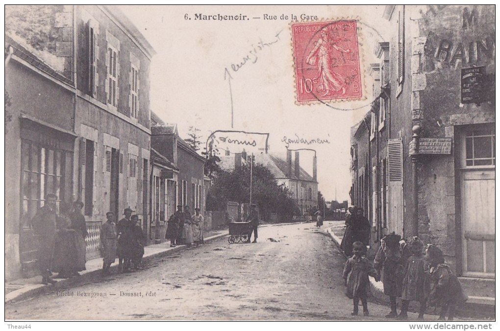 ¤¤  -  6   -  MARCHENOIR   -  Rue De La Gare   -  ¤¤ - Marchenoir