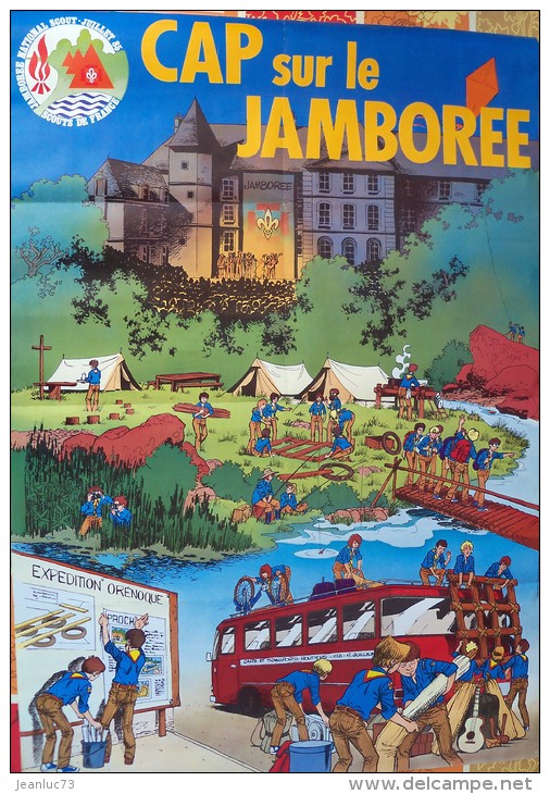 Scoutisme / Scouts De France / Affiche Jamboree Bleu - Scoutisme