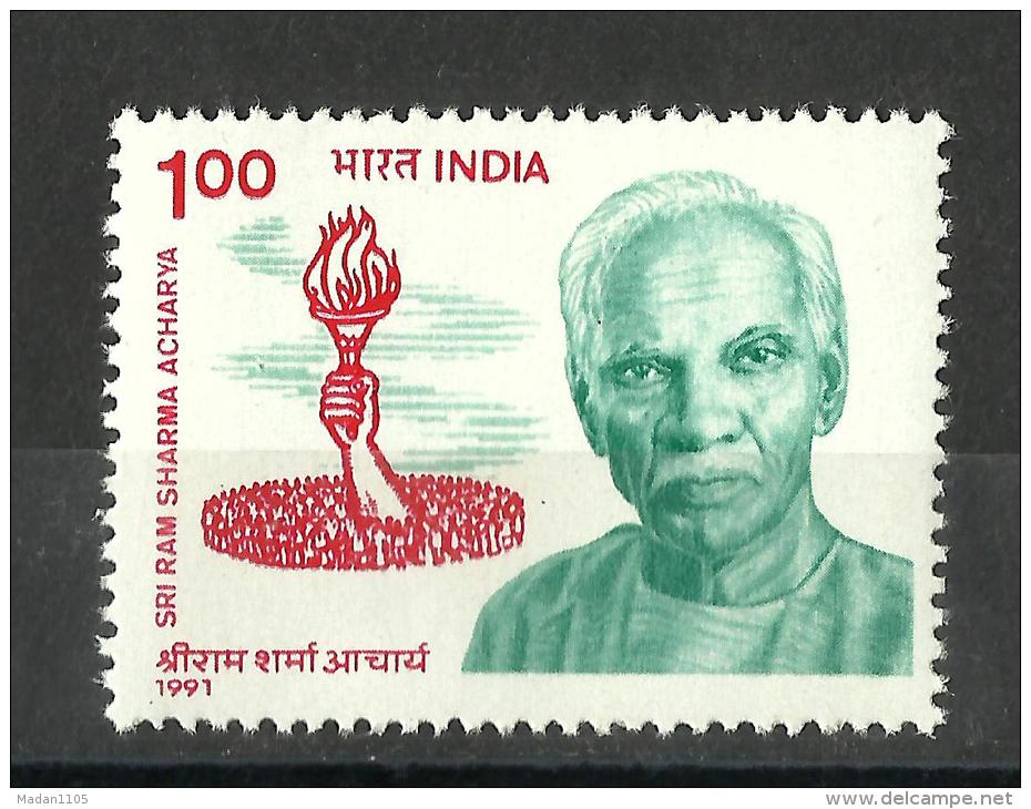 INDIA, 1991, Sri Ram Sharma Acharya ( Social Reformer ),  MNH, (**) - Ungebraucht