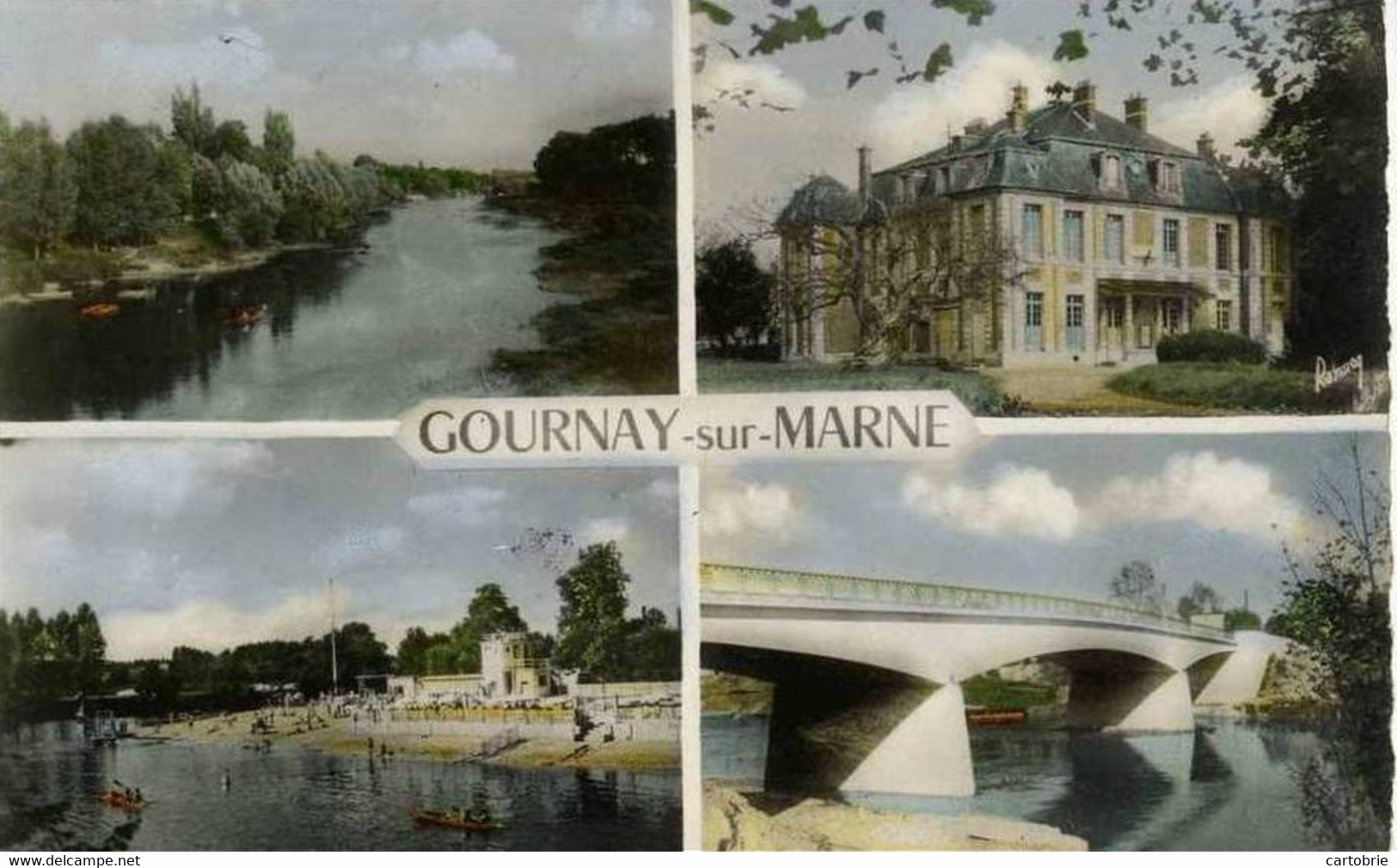 Dépt 93 - GOURNAY-SUR-MARNE - CPSM Multi-vues (4 Vues) - Gournay Sur Marne