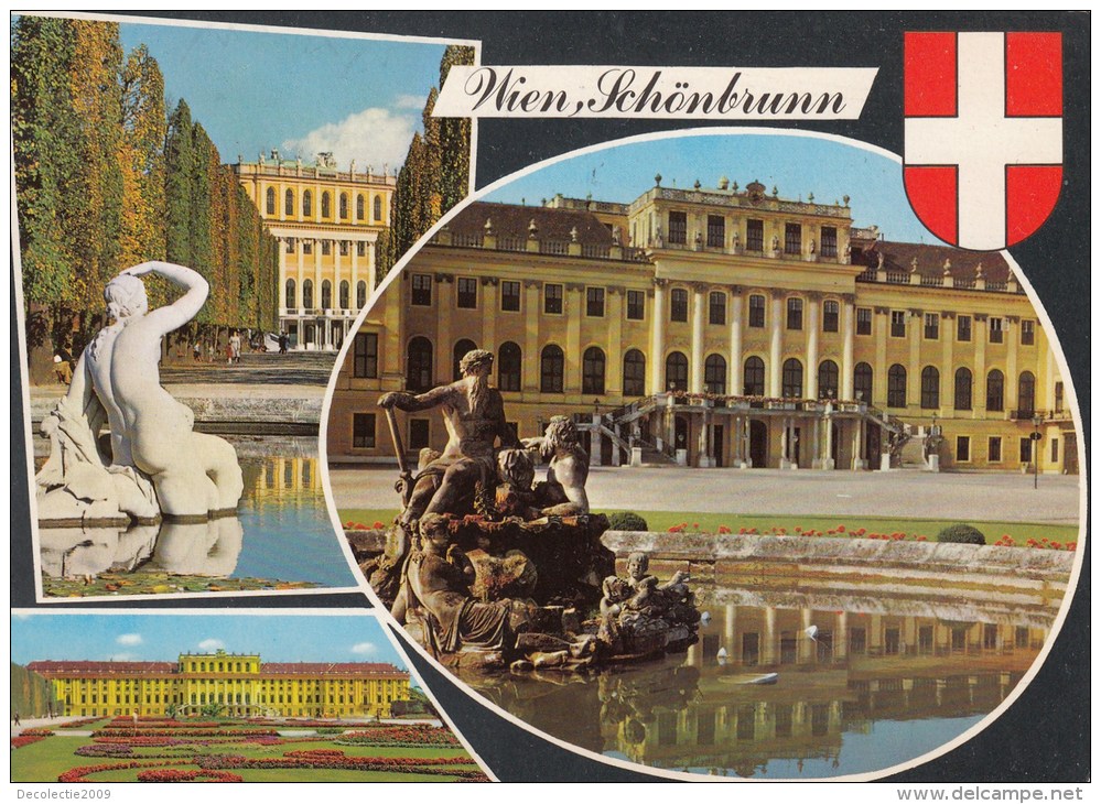 ZS44432  Wien Schonbrunn    2 Scans - Castello Di Schönbrunn