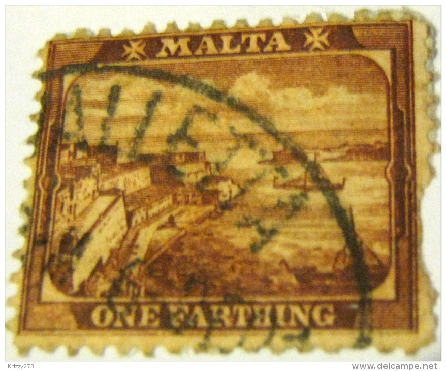 Malta 1938 Grand Harbour 0.25d - Used - Malte (...-1964)