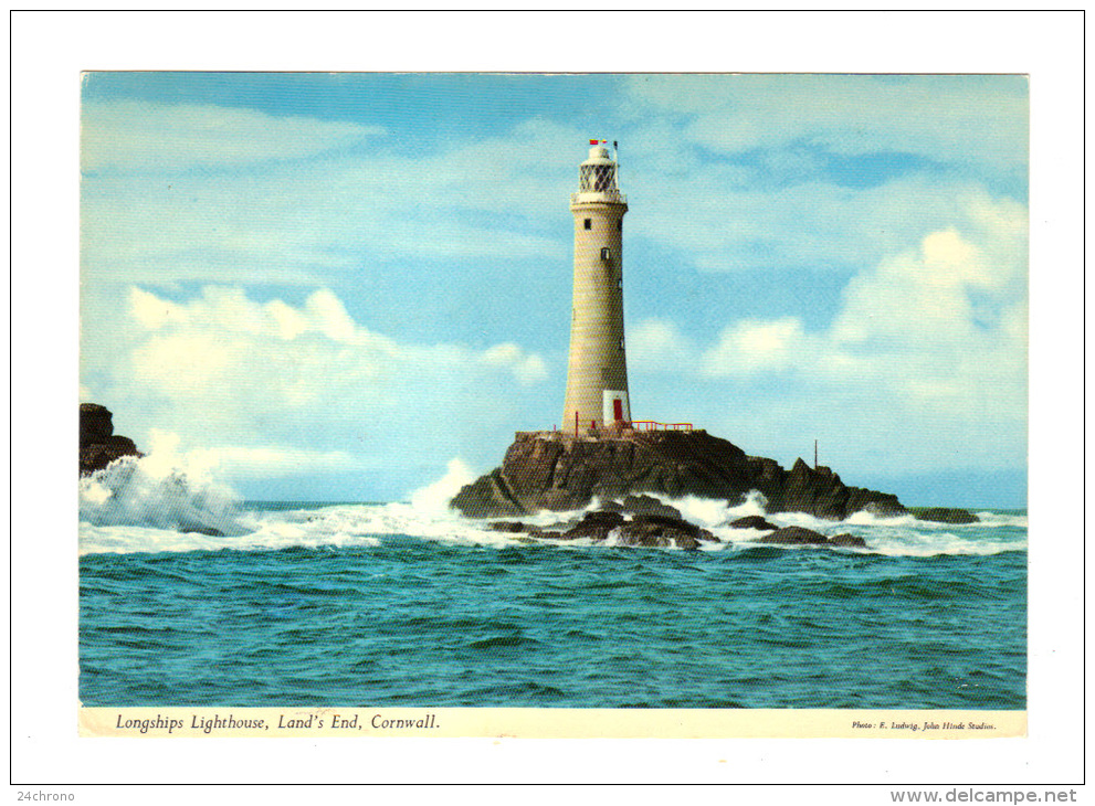 Royaume Uni: Longships Lighthouse, Land's End, Cornwall, Phare (13-2067) - Land's End