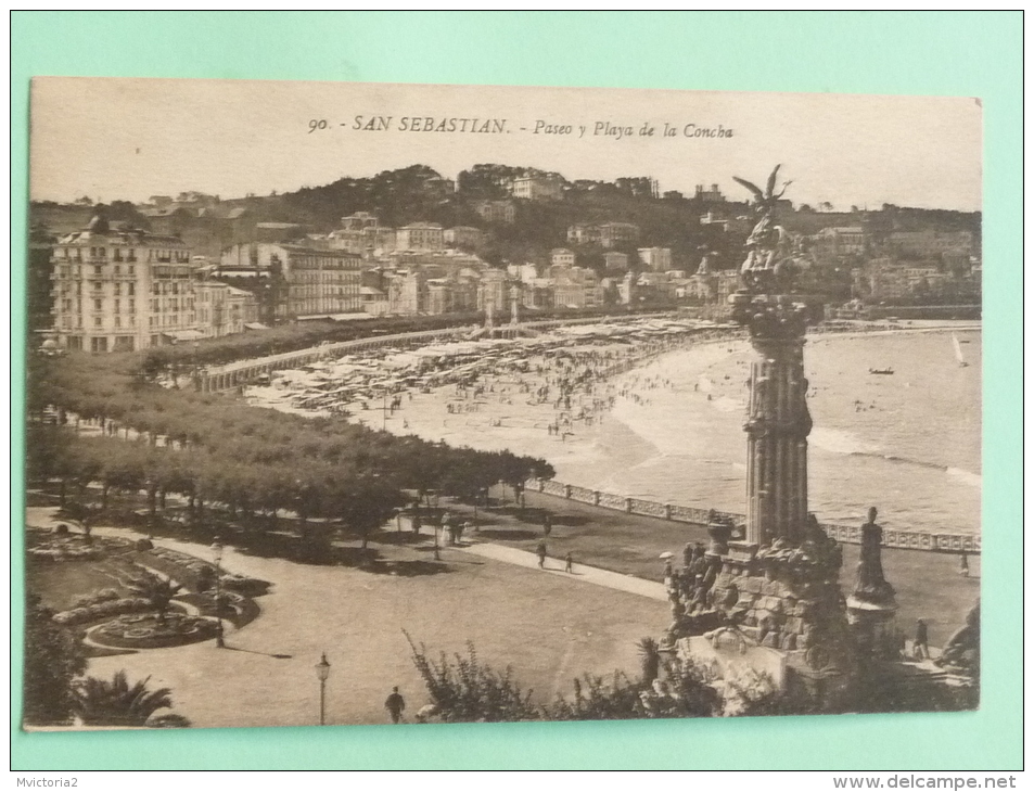 SAN SEBASTIAN - Paseo Y Playa De La Concha - Guipúzcoa (San Sebastián)