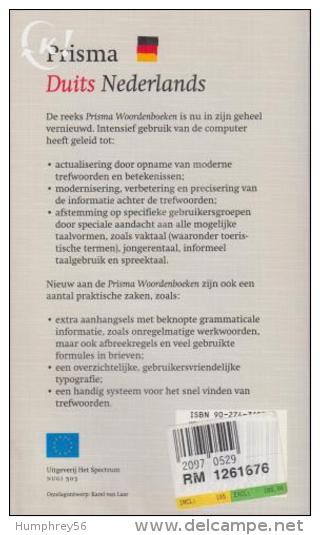 Drs. J.A.H. VAN GEMERT - Woordenboek "Duits-Nederlands" - Dictionnaires