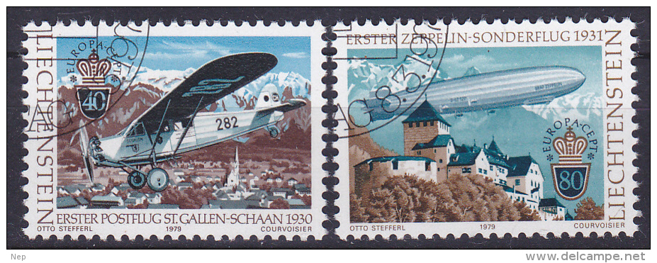 LIECHTENSTEIN - Michel - 1979 - Nr 723/24 - Gest/Obl/Us - Oblitérés