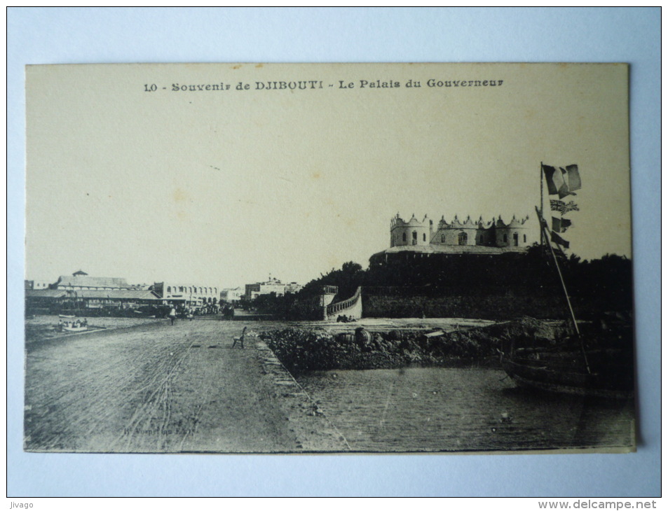 Souvenir De  DJIBOUTI  :  Le  Palais Du Gouverneur - Djibouti