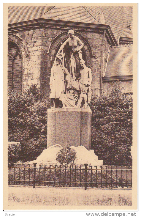 Mouscron.  -  Le Monument Aux Morts De La Grande Guerre. - Moeskroen