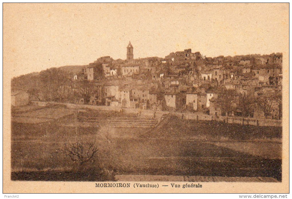 84. Mormoiron. Vue Générale - Mormoiron